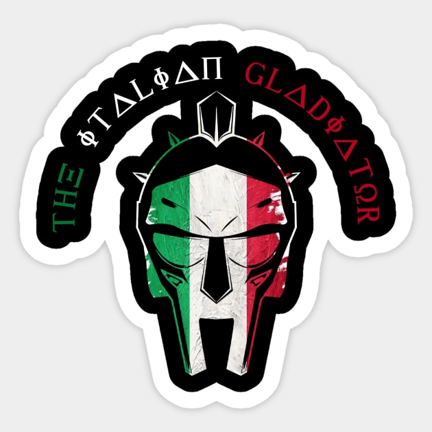 The Italian Gladiator Sticker by The Italian Gladiator 